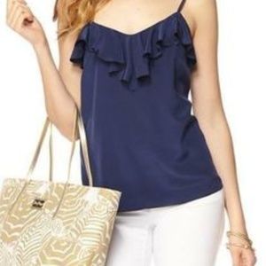 Manila Silk Ruffle Top